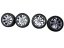 Summer tire set Kia, wheels 6.5x17 ET49 - 4x100x54, tires 205/55/17 95V CONTINENTAL ContiPremiumContact 5