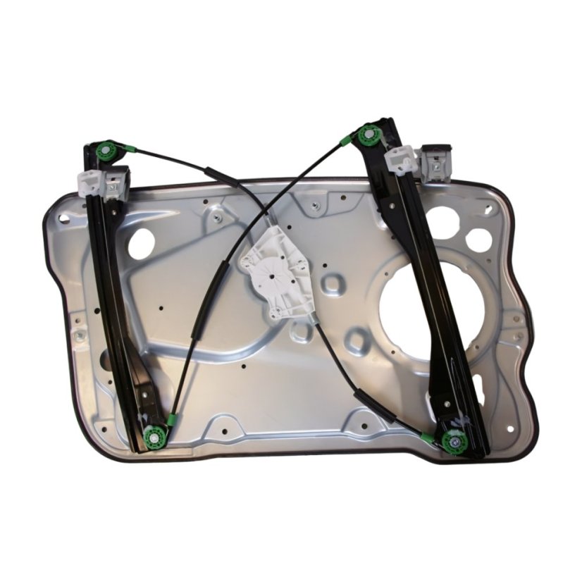 762824 Right front window lowering mechanism Škoda Fabia, without motor, for electric lowering version