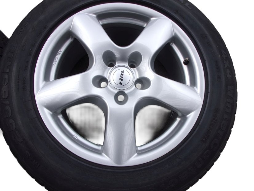 Zimná obutá sada RIAL, disky 8,5x18 ET56 5x112x66,5, pneu 255/55/18 105H CONTINENTAL 4x4 WinterContact