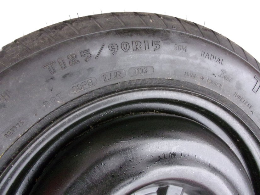 Rezerva (úzká) Volvo 3,5x15 ET40 - 125/90/15 GOODYEAR