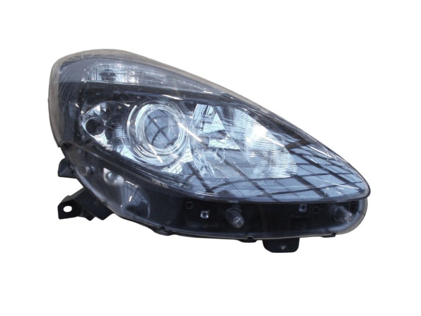 8200775878 Right front light original H7+H1 Renault Clio III, Clio III Grandtour broken 1 holder