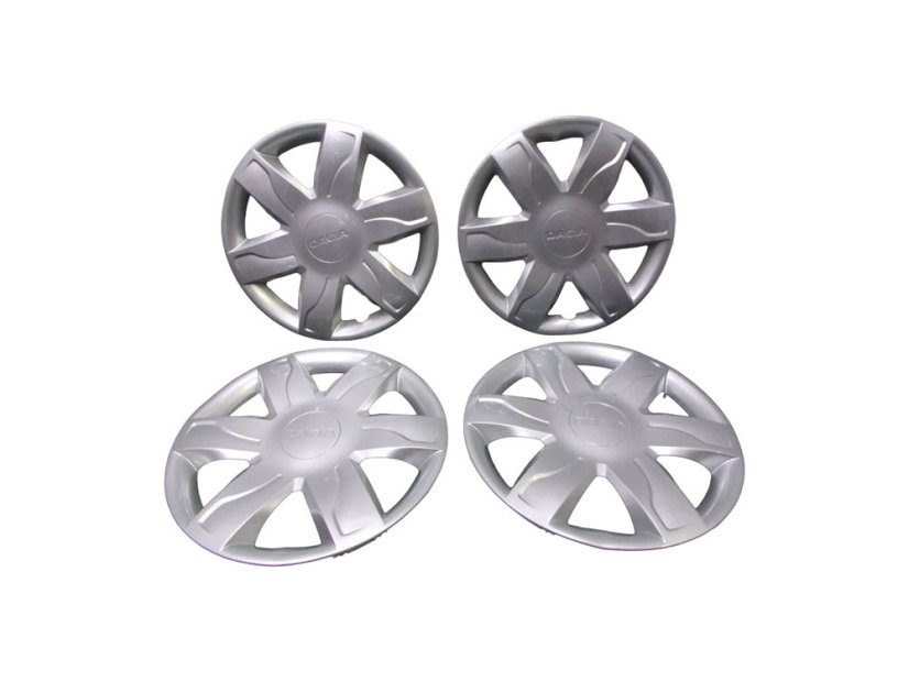 Wheel covers 15" original Dacia, set of 4 pieces