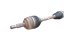 Right front axle shaft Dacia Duster I 4x4 1.5 dCi 81 kw