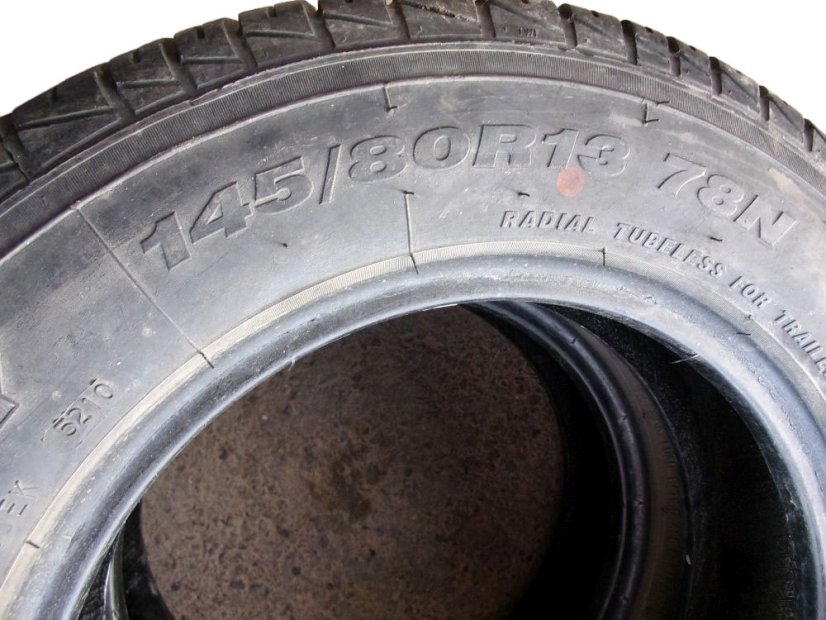 Summer tow tires 145/80/13 78N SECURITY BK40