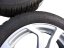 Mercedes-Benz tire set - dual mounting, wheels 5x15 ET32 + 5.5x15 ET42 4x100x60, tires 165/65/15 DUNLOP winter + 185/60/15 DUNLOP summer
