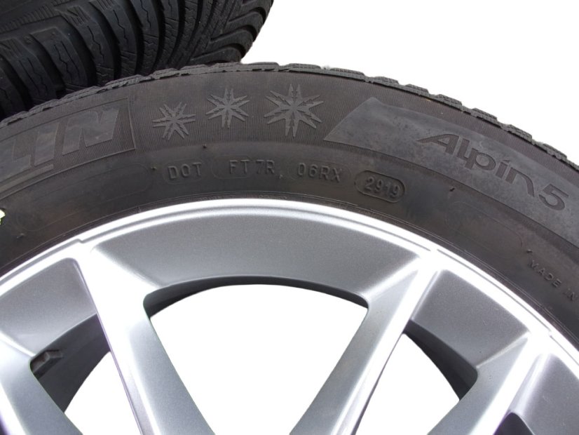 Winter tire set Mercedes-Benz 6.5x16 ET44, 5x112x66.5 A1774010100 - 205/60/16 92H Michelin Alpin 5