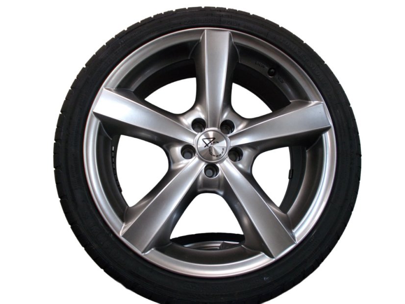 Letná obutá súprava Audi/Seat/Škoda/Volkswagen disky 7,5x18 ET35 5x100x57, pneu 225/40/18 92W TOMKET