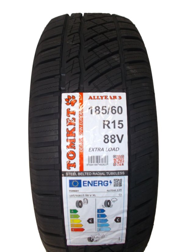 All-season tire 185/60/15 88V TOMKET Allyear 3 XL