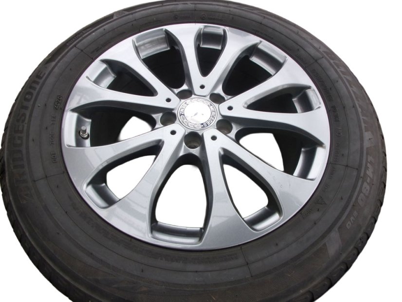 Mercedes-Benz winter tire set, wheels 8x18 ET38, 5x112x66.5 A2534011500, tires 235/60/18 103H BRIDGESTONE Blizzak LM80 Evo