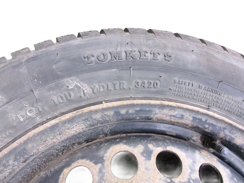 Winter wheel set Fiat Doblo 6x16 ET36.5 5x98x58 - tires 195/60/16 99/97T TOMKET Snowroad VAN3 6PR