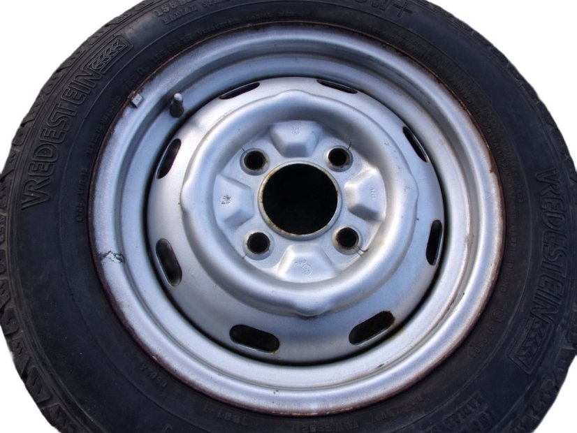 Summer/winter tire set Volkswagen Beetle, wheels 4x15 ET34 4x130x79, tires 155/80/15 82Q