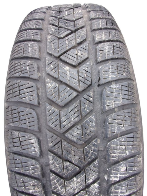 Winter tire set of Volkswagen steel wheels 6.5x17 ET38, 5x112x57 5GF601027J/K - 215/65/17 99H PIRELLI Scorpion, with TPMS pressure sensors