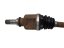 Left front axle shaft Renault Modus 1.5 dCi