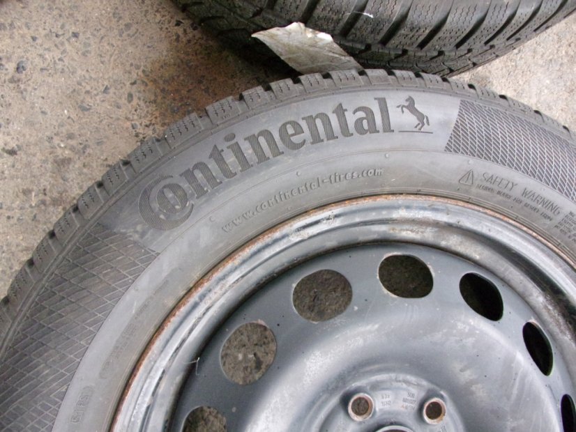 Winter tire set of Volkswagen, Seat, Skoda 6x16 ET43 5x112x57 5Q0601027AM/BX - 205/60/16 92H CONTINENTAL WinterContactTS850P