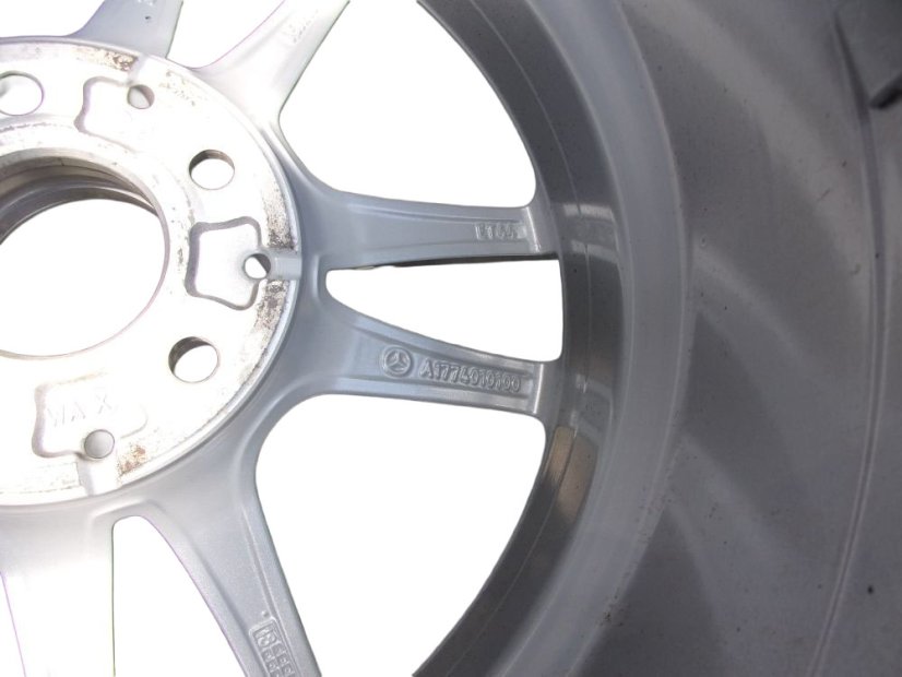 Mercedes-Benz winter tire set, 6.5x16 ET44 wheels 5x112x66.5, tires 205/60/16 92H MICHELIN Alpin 5