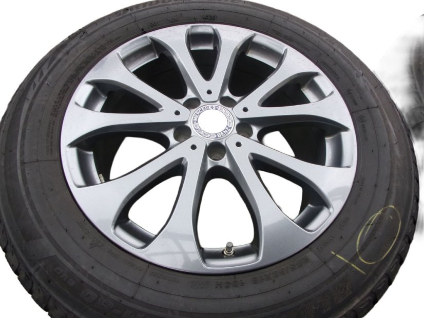 Mercedes-Benz winter tire set, wheels 8x18 ET38, 5x112x66.5 A2534011500, tires 235/60/18 103H BRIDGESTONE Blizzak LM80 Evo