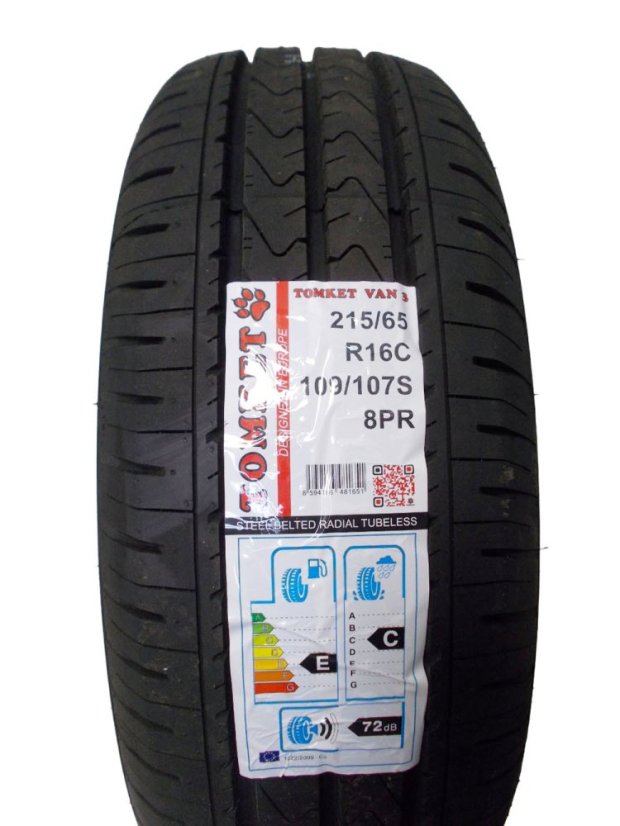 Summer truck tire 215/65/16C 109/107S TOMKET Van 3 8PR
