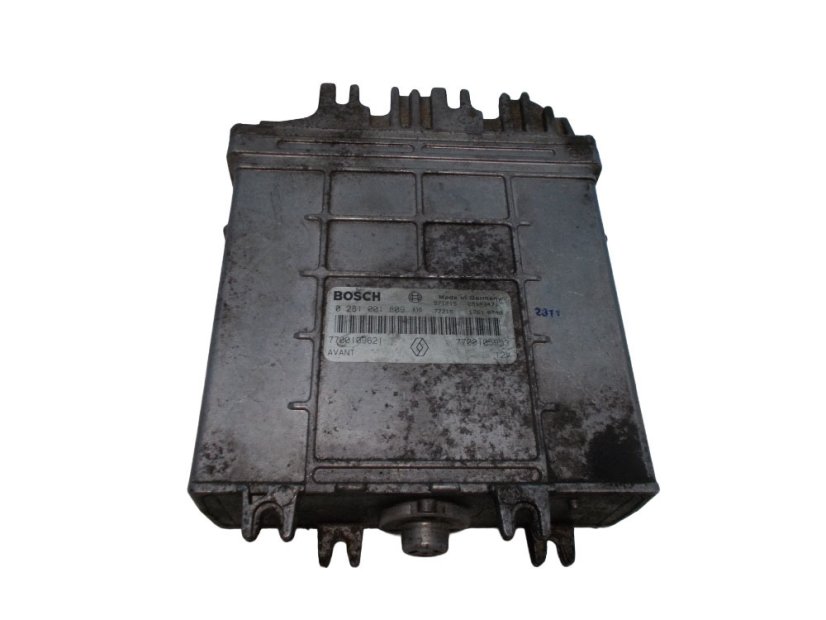 7700109621, 0281001809 Bosch engine control unit Renault Megane I, Scenic I 1.9 dTi