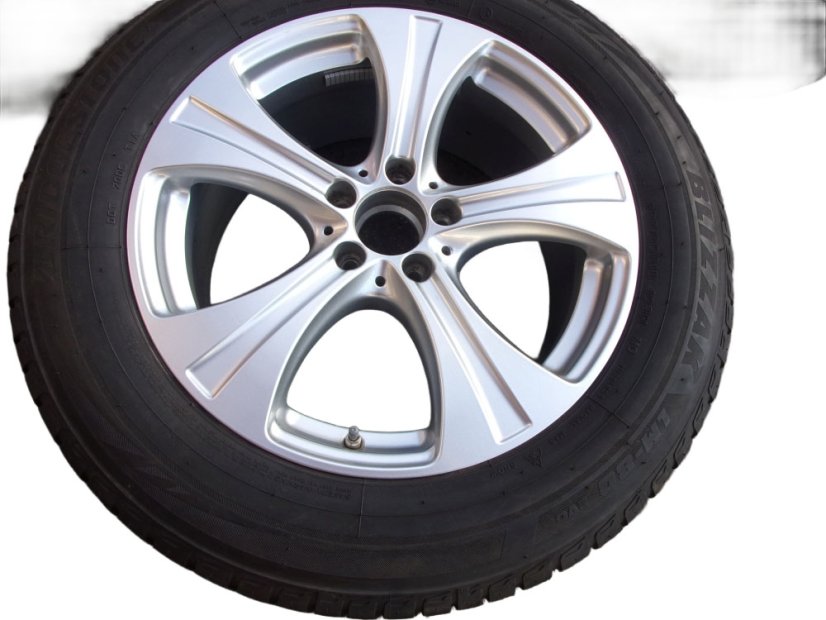 Mercedes-Benz winter tire set, wheels 8x18 ET38, 5x112x66.5 A2534010800, tires 235/60/18 103H BRIDGESTONE Blizzak LM-80 Evo