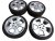 Letní obutá sada Opel, disky 7x17 ET47 5x110x65, pneu 215/40/17 87Y DUNLOP