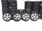 Zestaw opon zimowych Mercedes-Benz, felgi 8x18 ET38 5x112x66.5 A2534010800 - 235/60/18 103H BRIDGESTONE Blizzak LM80 Evo