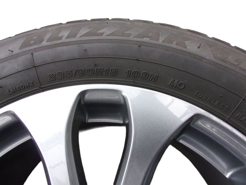 Mercedes-Benz winter tire set, wheels 8x18 ET38, 5x112x66.5 A2534011500, tires 235/60/18 103H BRIDGESTONE Blizzak LM80 Evo