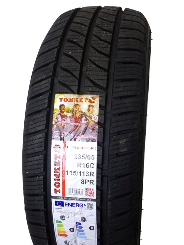 Winter truck tire 235/65/16C 115/113R TOMKET Snowroad VAN3 8PR