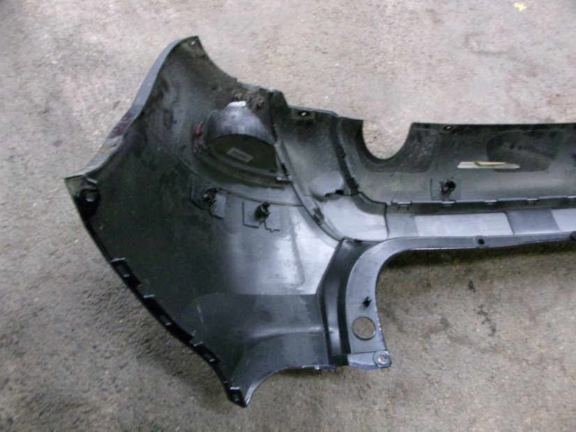 850222027R Rear bumper Dacia Duster II, with sensor holes, including strip, gray metallic