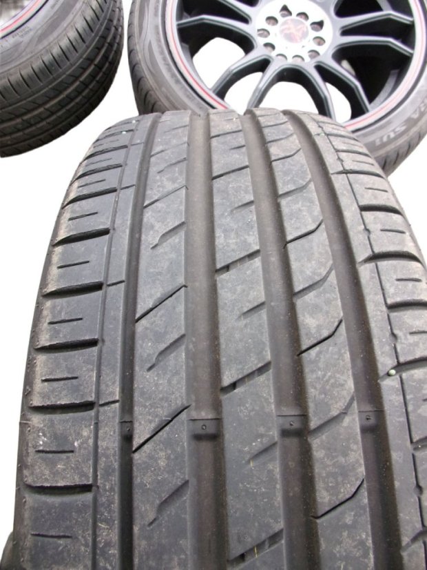 Summer set of Keskin Tuning alloy wheels - double spacing 8x18 ET45 5x114.3x72.5 - 5x108x72.5 tires 225/45/18 95Y XL NEXEN N Fera SU1