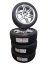 Summer tire set Skoda, wheels 7x17 ET40 5x100x57, tires 225/45/17 94W TOMKET