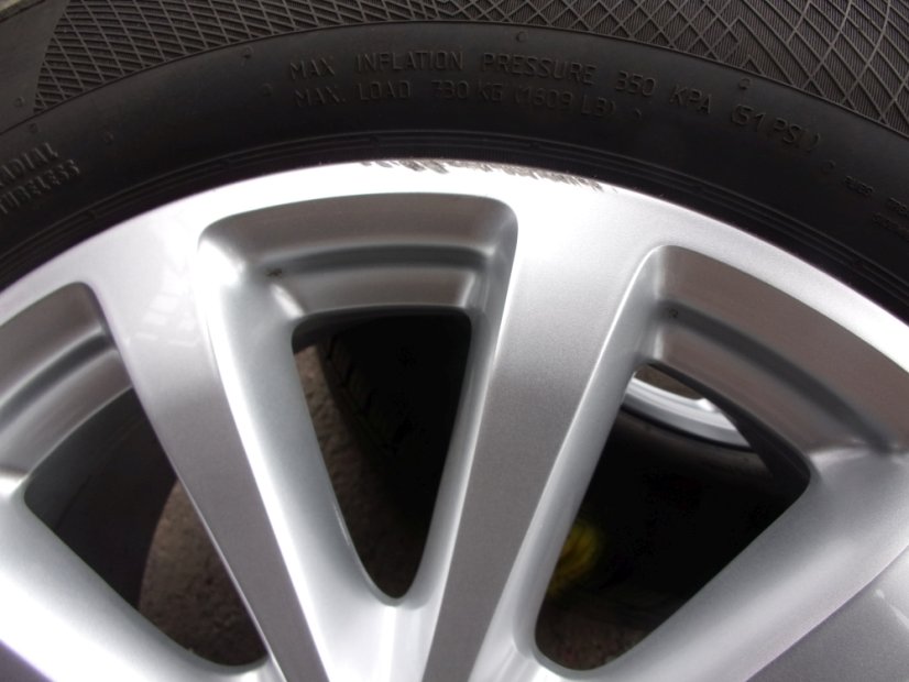 Mercedes-Benz winter tire set, wheels 7.5x17 ET40 5x112x66.5 A2134011300, tires 225/55/17 97H CONTINENTAL ContiWinterContact TS830P