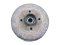 Rear brake drum Renault Kangoo I 1998-, incl. bearing and ABS sensor