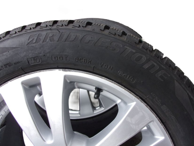 Winter tire set Rial 7x16 ET38, 5x112x66.5 - 205/55/16 91H BRIDGESTONE Blizzak LM001