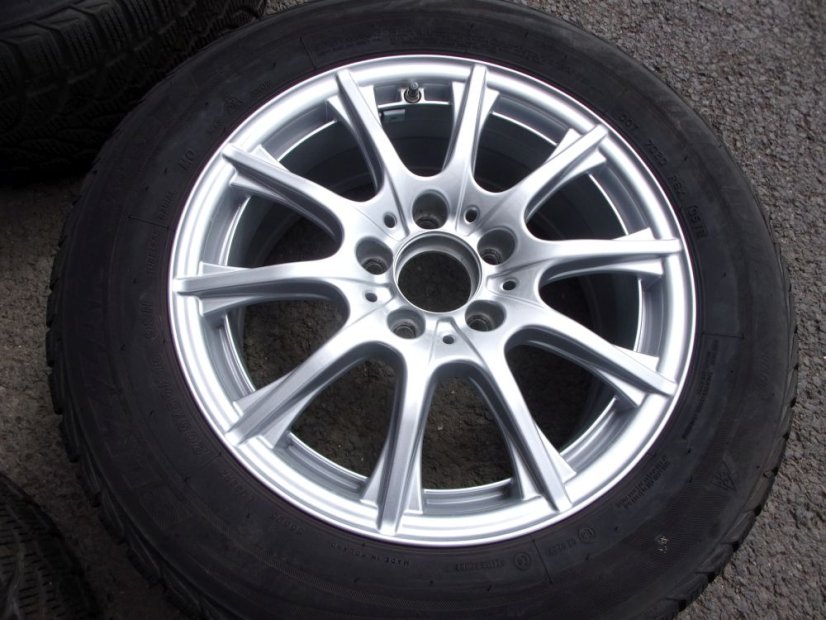 Winter tire set Mercedes-Benz 6.5x16 ET38, 5x112x66.5 A2054012400 - 205/60/16 92H Bridgestone Blizzak LM32