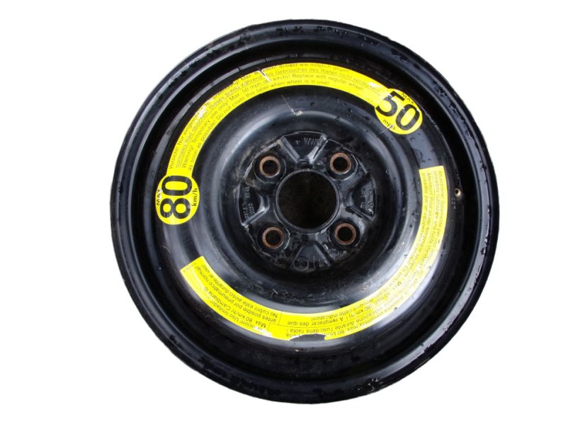 Volkswagen alloy wheel 3.5x14 ET45 4x100x57 357.601.0250 - spare wheel (narrow)