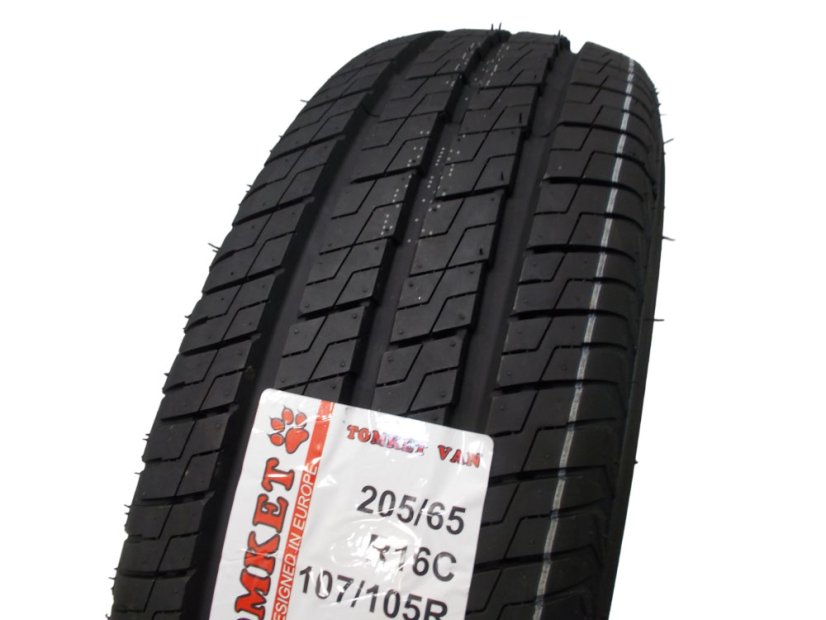 Summer truck tire 205/65/16C 107/105R TOMKET VAN 8PR