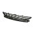 Front bumper grille with chrome strip Renault Megane III