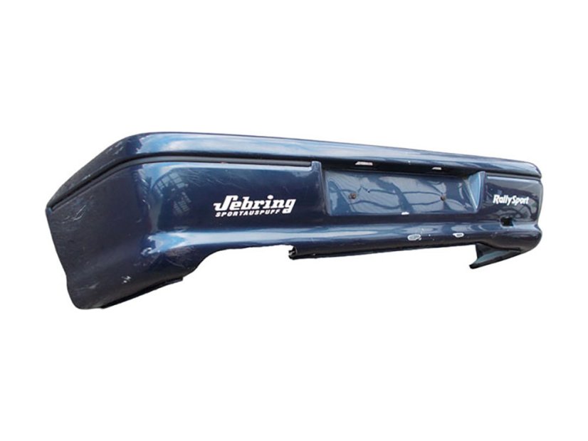 7700815350 Rear bumper Renault R19 8V 1992-1996 (3/5 door model), dark blue