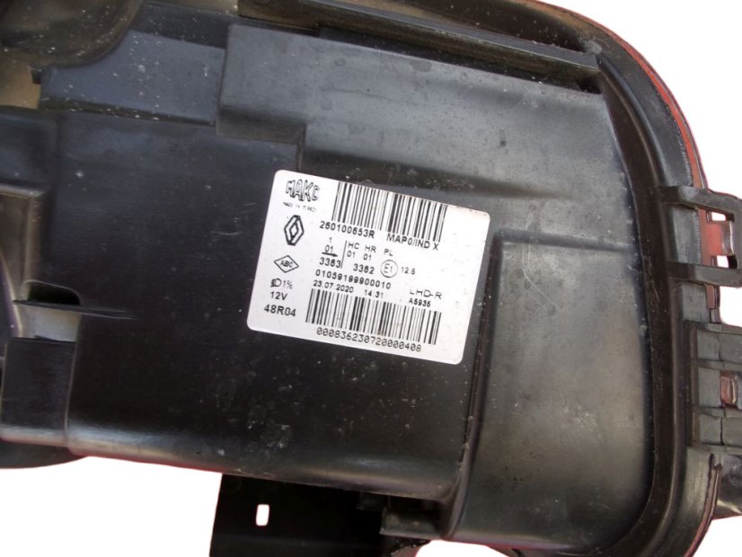 260100653R Right front light H7+H1 Renault Clio IV