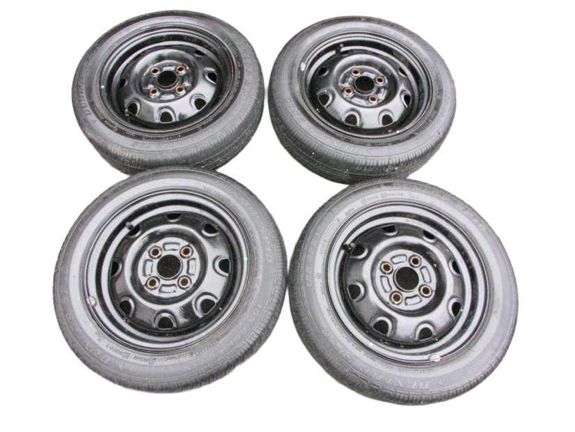 Summer tire set Suzuki, rims 4.5x13 4x100x54, tires 155/65/13 72S DUNLOP SP10