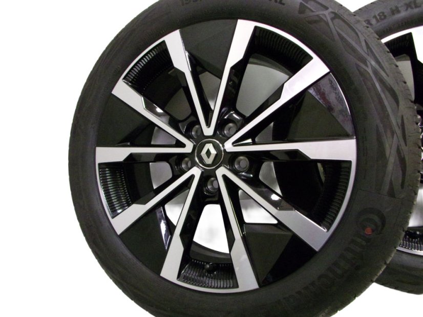 Summer tire set Renault, wheels 6.5x18 ET38 5x114.3x66, tires 195/60/18 96H CONTINENTAL