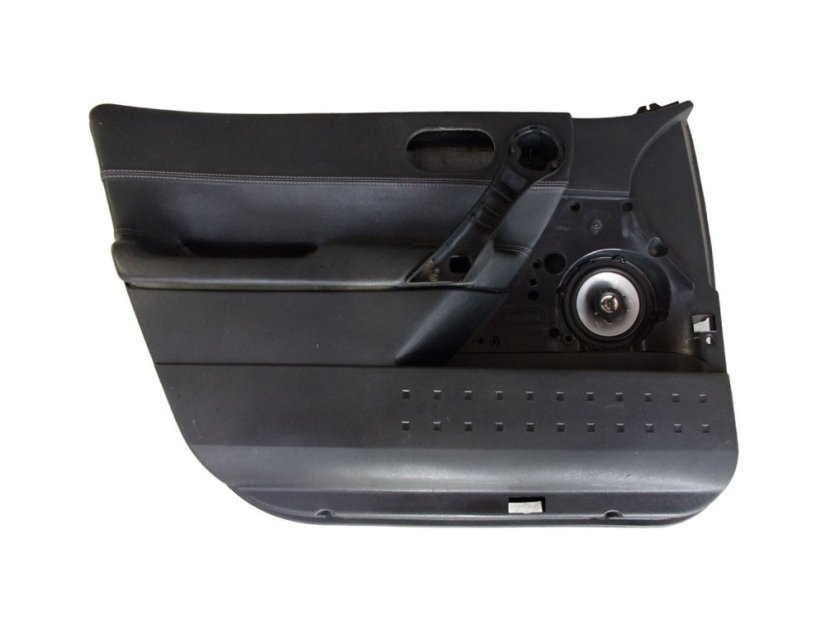 8200800840 Obložení levých předních dveří - černý plast + kůže - Renault Megane II 5dveřový model