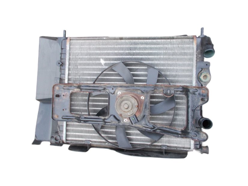 7701352603 Chłodnica wody + wentylator Renault Megane I, Scenic I 1996-1999