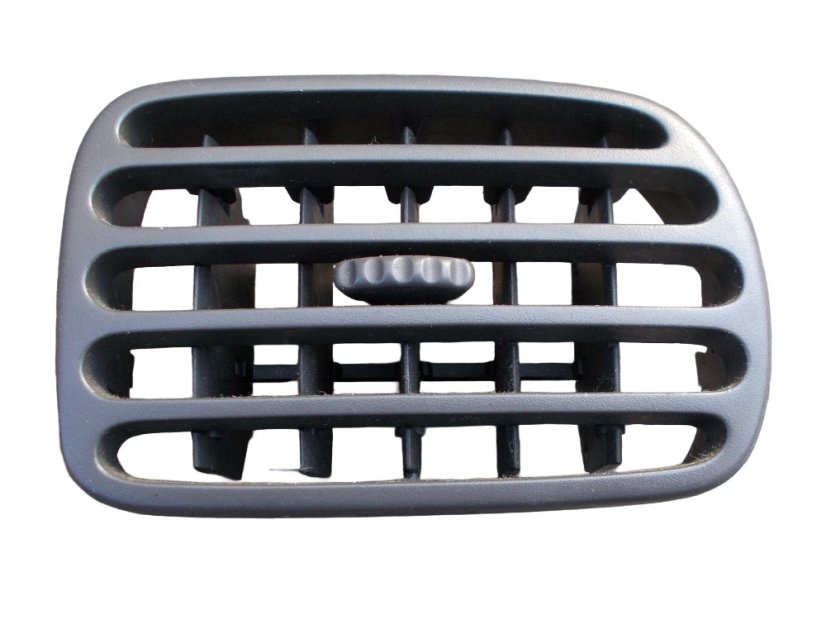 223867 Right central heater outlet grille Renault Megane I, Scenic I 1999-2003, gray