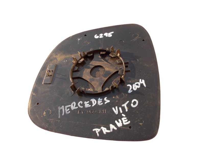 Heated glass of the right rear-view mirror Mercedes-Benz Vito 2004-