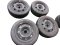 Zimní obutá sada plechových kol Citroen, Peugeot 6x16 ET27 - 4x108x65 - pneu 205/55/16 - 2x TOMKET a 2x HANKOOK