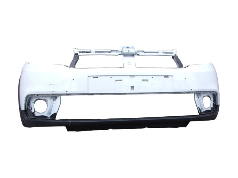 T0000201092 Front bumper Dacia Logan II MCV 2013-, cracked 1 bracket