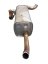 8200023549 Rear exhaust part Renault Modus 1.5 dCi