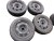 Zimní obutá sada plechových kol Citroën, Peugeot 6x16 ET27 - 4x108x65 - pneu 205/55/16 - 2x TOMKET a 2x HANKOOK