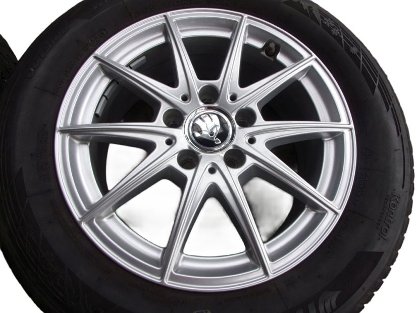 Winter tire set Mercedes-Benz alloy wheels 6.5x16 ET44, 5x112x66.5 A1774011100 - 205/60/16 92H HANKOOK Winter i*cept Evo 2